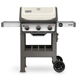 Weber 45060001 Spirit II E-310 Gas Grill LP Outdoor, Ivory