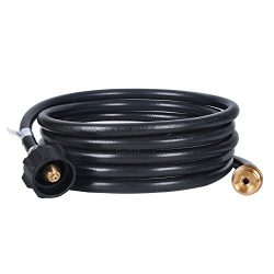 GASSAF 12 Feet propane Tank Adapter hose Assembly 1 lb to 20 lb Converter Replacement for QCC1 T ...
