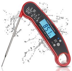 Digital Meat Thermometer, Puredazz Waterproof Instant Read Cooking thermometer Food Thermometer  ...