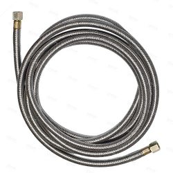 16 ft Stainless Steel Propane / Natural Gas Extension Hose Line LP LPG Grill 16′