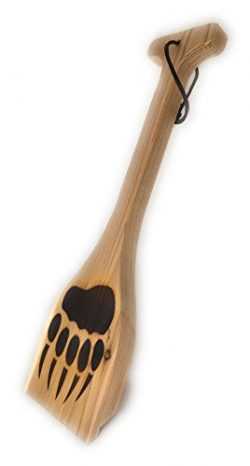 Bear Claw Grill Scraper – Cedar Wood Safer than Metal Bristle Brush – Made in USA – Wooden ...