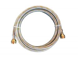 Propane, Natural Gas Line 6ft Stainless Steel Braided Hose LP LPG Appliance Parts