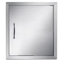 Mophorn BBQ Access Door 18”x 20” BBQ Island Single Door Stainless steel for Outdoor Kitchen Gril ...