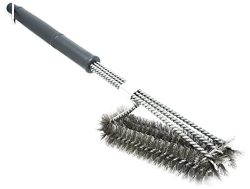 Hasme BBQ Grill Brush, 18” 3in1 Heavy Duty Grilling Cleaning Maintenance Tools Grill Clean ...