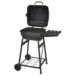 26 Inch Charcoal Barbeque Grill with Lid & Warming Rack For Outdoor BBQ Cooking