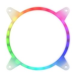 SilverStone Technology SST-FG142 140mm Computer Fan Grill/Guard with Individual Addressable RGB  ...