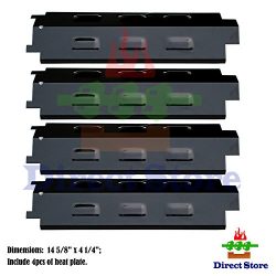 Direct store Parts DP131 (4-pack) Porcelain Steel Heat Plates Replacement Charbroil,Kenmore,Mast ...