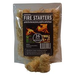 100% All Natural Charcoal Fire Starters Super Fast Lighting，Perfect for Barbecue Grills, Kamado ...