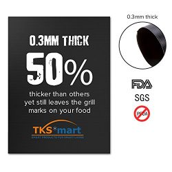 TKSmart BBQ GRILL MATS – Set of 3 Heavy-Duty Mats, Non-Stick, 100% PFOA-Free, FDA-Approved ...