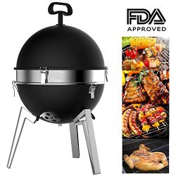 Mangotree Charcoal Grill Portable BBQ Removable Barbecue Lightweight Barbecue with Stainless Ste ...