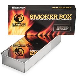 SMOKER BOX For Barbecues – Add Delicious Smoky BBQ Flavor to Your Grilled Meat – Smo ...