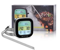 SMARTRO ST59 Meat Thermometer Instant Read Food Thermometer Digital Cooking Thermometer with Tim ...