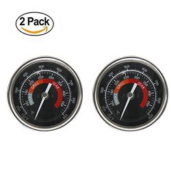 BBQ Grill Temperature Gauge Waterproof Large Face for Kamado Joe Barbecue Charcoal Grill Stainle ...