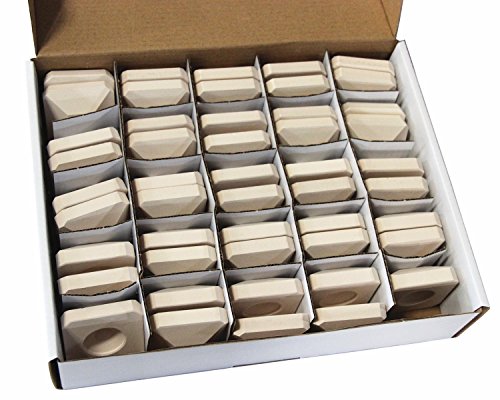 Hongso CRCB48 Ceramic Briquettes Replacement for Lynx L27 Gas Grill, 48-Piece per box