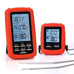 Meat Thermometer Digital Grill Oven or Smoker Remote Food Thermometers | The best Wireless Acces ...