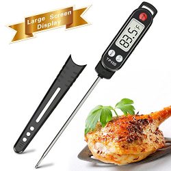 Meat Thermometer, totobay Food Thermometer Instant Read Thermometer Cooking Thermometer with Lon ...