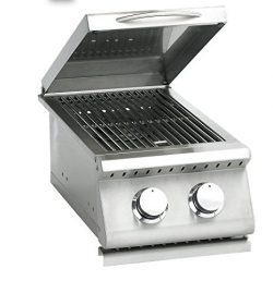 Summerset Sizzler Series Built-In Double Side Burner, Propane Or Natural Gas – SIZSB-2-LP  ...