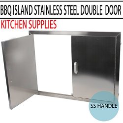 MOPHOTO BBQ Access Door – Double Wall BBQ Access Door Cutout 31″ Width x 24″ H ...