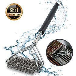 Grill Brush And Scraper Grill Brush Bristle Free – Grill Brsh Outdoor Stainless Steel Gril ...