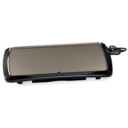 Presto 07055 Cool-Touch Electric Ceramic Griddle, 20″, Black