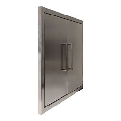 Katzington BBQ ACCESS DOORS – Modern Style – 24″ Double Doors – 304 Grad ...
