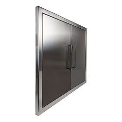 Katzington BBQ ACCESS DOORS – Modern Style – 31″ Double Doors – 304 Grad ...