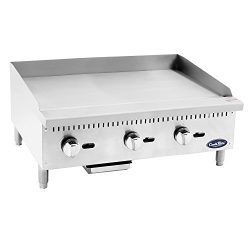 CookRite Heavy Duty Manual Griddle Commercial Liquid Propane 36″ Countertop