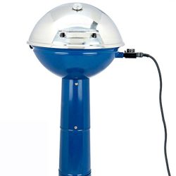 Regalo Masterbuilt Verdana Outdoor Patio 18 Inch 1650W Electric Pedestal Grill, Blue