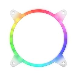 SilverStone Technology SST-FG122 120mm Computer Fan Grill/Guard with Individual Addressable RGB  ...