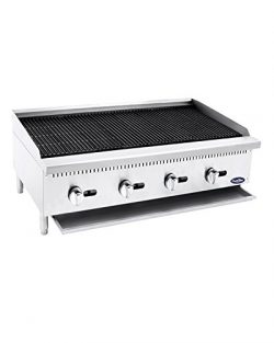 CookRite Stainless Lava Rock Charbroiler Grill Char-Rock Broiler Natural Gas