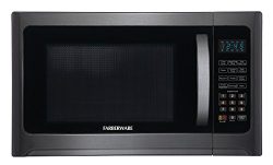 Farberware Black FMO12AHTBSG 1.2-Cubic-Foot 1100-Watt Microwave Oven with Grill Function, Black  ...