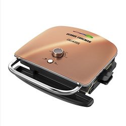 George Foreman Grill & Broil, 6-in-1 Electric Indoor Grill, Broiler, Panini Press, and Top M ...