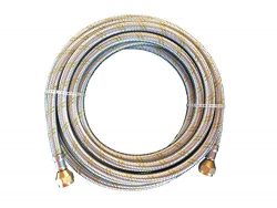 Propane, Natural Gas Line 16ft Stainless Steel Braided Hose LP LPG Appliance Parts