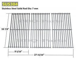 Hongso SCH763 Stainless Steel Wire Cooking Grid Replacement for Select Gas Grill Models by Charb ...