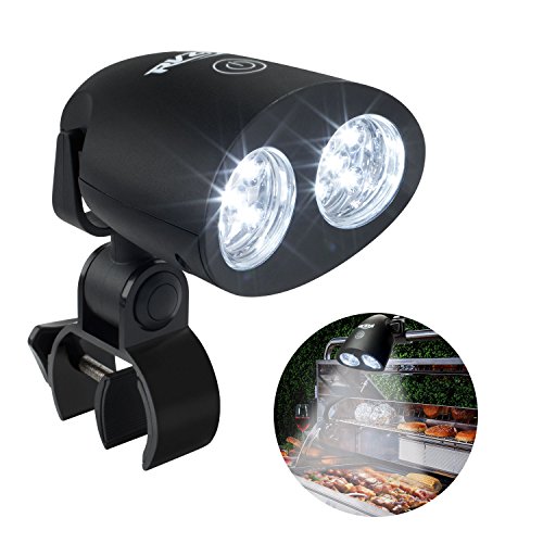 Barbecue Grill Light, RVZHI 360°Rotation Grill Lights for BBQ With 10 Super Bright LED Lights- D ...