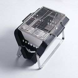 Sougem Portable Foldable Charcoal Grill Stainless Steel For Outdoor Barbecue Cooking Picnics Tai ...