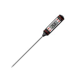 Instant Meat Thermometer – with 5.9 Inch Long Probe, LCD Screen for Kitchen Food Smoker Gr ...