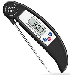 Bluephoto Digital Meat Thermometer with Magnet, Instant Read Food Thermometer for Kitchen, Outdo ...