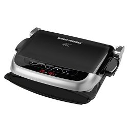 George Foreman GRP4EMB Multi-Plate Evolve Grill, (Grilling Plates, Deep-Dish Bake Pan, and Muffi ...