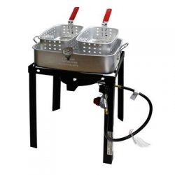 Chard TBAPF-18 Dual Fryer Basket Cooker 18qt