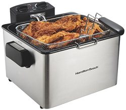 Hamilton Beach (35035) Deep Fryer, With Basket, 4.5 Liter Oil Capacity, Electric, Professional Grade