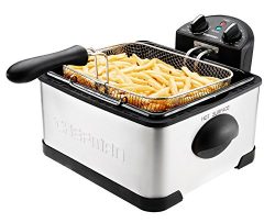 Chefman Deep Fryer with Basket Strainer Perfect for Chicken, Shrimp, French Fries and More, Remo ...