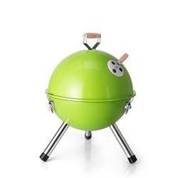 DE.KITCHEN&HIFUN Green Phoenix 12-Inch Portable Grills,Mini Indoor Outdoor Tabletop Charcoal ...