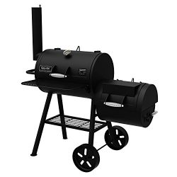 Dyna-Glo Signature Series DGSS730CBO-D Barrel Charcoal Grill & Side Firebox
