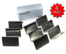 4 Pack – Stainless Steel – Taco Holder Stand | Finally Taco Tuesday Everyday | by CSD