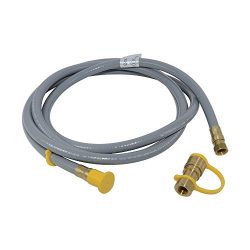 Aobbmok 10 Feet Natural Gas and Propane Gas Hose Assembly for Low Pressure Appliance -3/8 Female ...