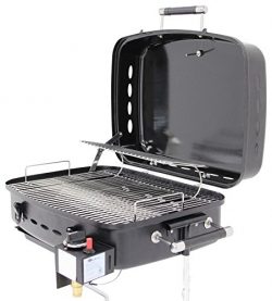 Flame King RV Mounted BBQ – Motorhome Gas Grill – 214 Sq Inch Cooking Surface – ...