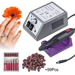 Electric Nail Drill Machine Nail File Drill Kit for Acrylic Nails, Gel Nail, Nail Art Polisher S ...