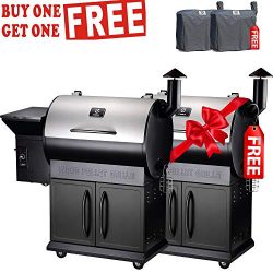 Z Grills Buy One Get One ZPG-700E Wood Pellet Grill & Smoker, 8 in 1-Grill with Electric Dig ...