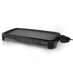 BLACK+DECKER Family-Sized Electric Griddle with Drip Tray, GD2011B